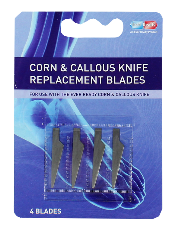 Ever Ready Corn & Callous Knife Replacement 4 Blades
