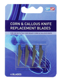 Ever Ready Corn & Callous Knife Replacement 4 Blades