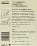 Ever Ready Corn & Callous Knife Replacement 4 Blades
