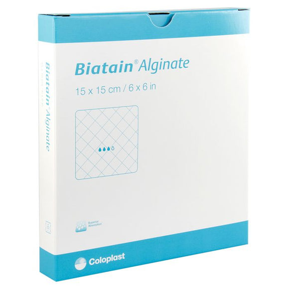 Biatain Alginate Dressings 15cm x 15cm - Pack of 10 (Ref: 3715)