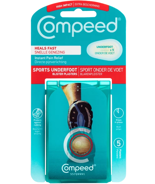 Compeed Sport Underfoot Blister Hydrocolloid Plasters