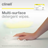Clinell Detergent Wipes - Pack of 300 (Ref: CDW300)